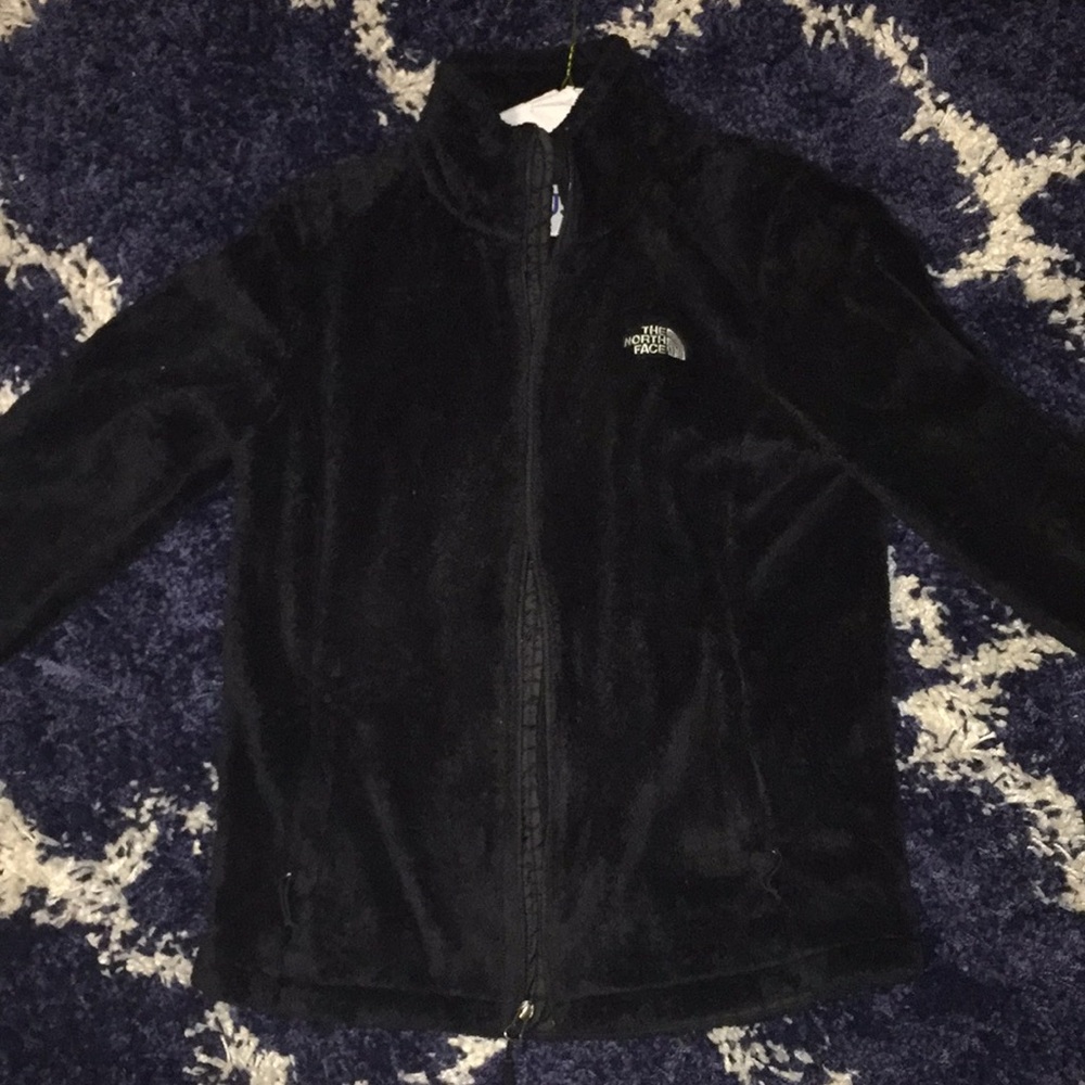 The north face women’s black zip up size medium